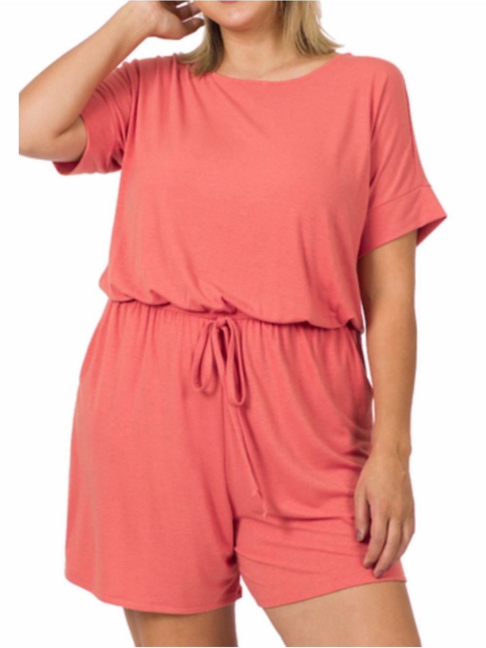 Zenana Short Romper Women’s Plus Size 1x